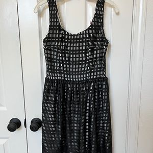 Black and white dress